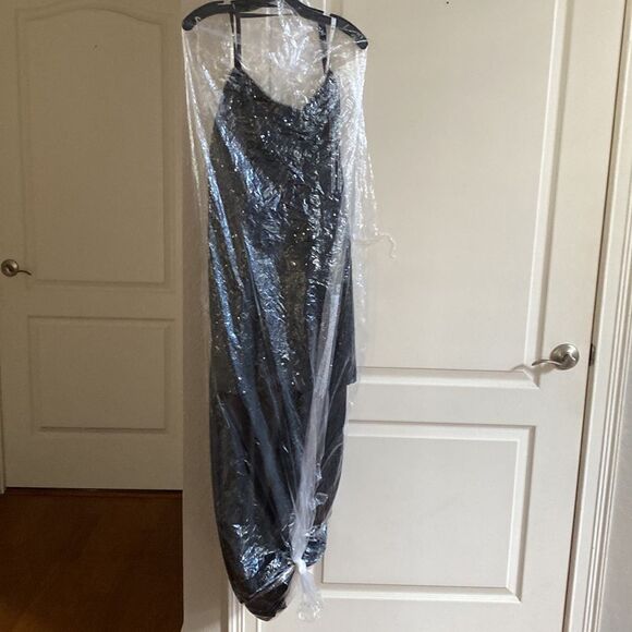 JULES AND CLEO sequin mini dress w/removable skirt Size‎ 20 Black Nwt in pkg - Picture 11 of 11